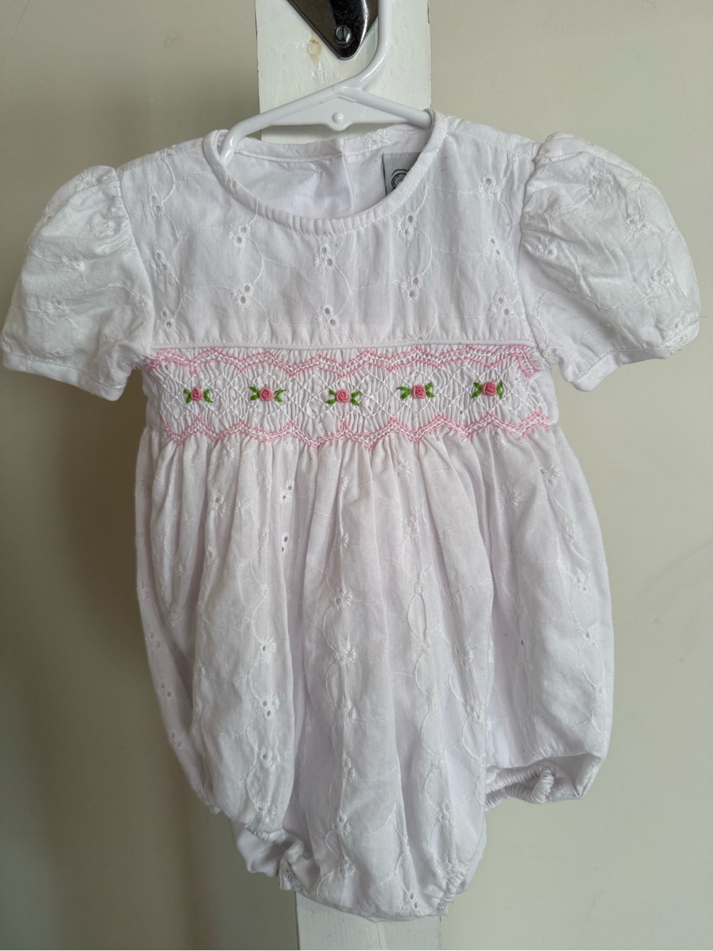 Mia Juliana Smocked Bubble Romper